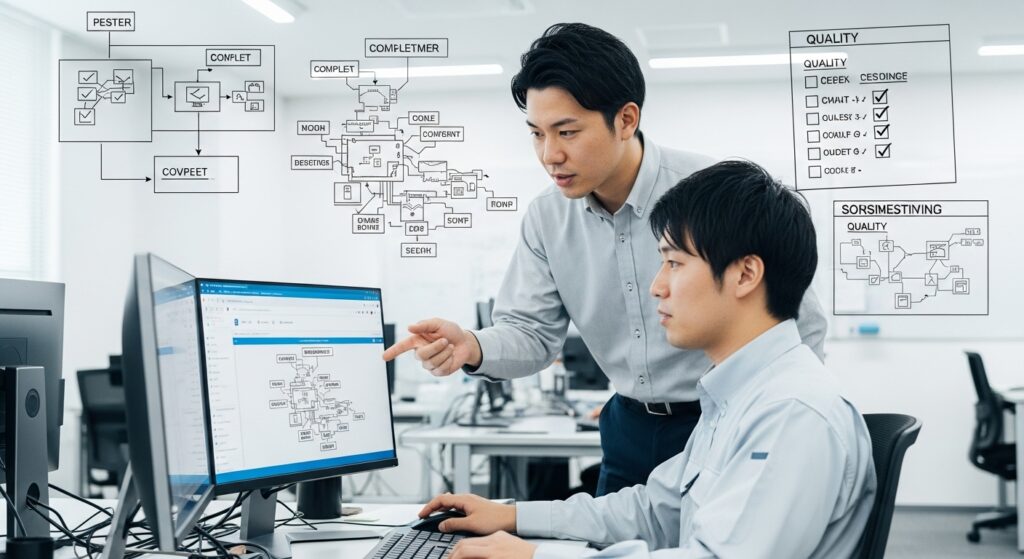 ローコード開発のイメージ