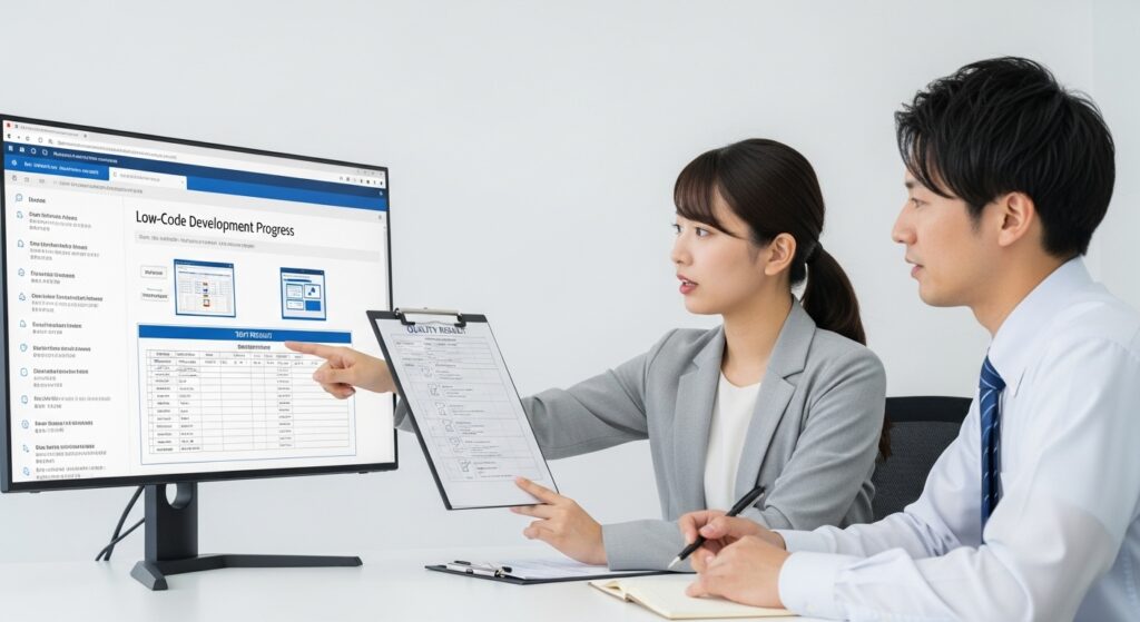 ローコード開発のイメージ