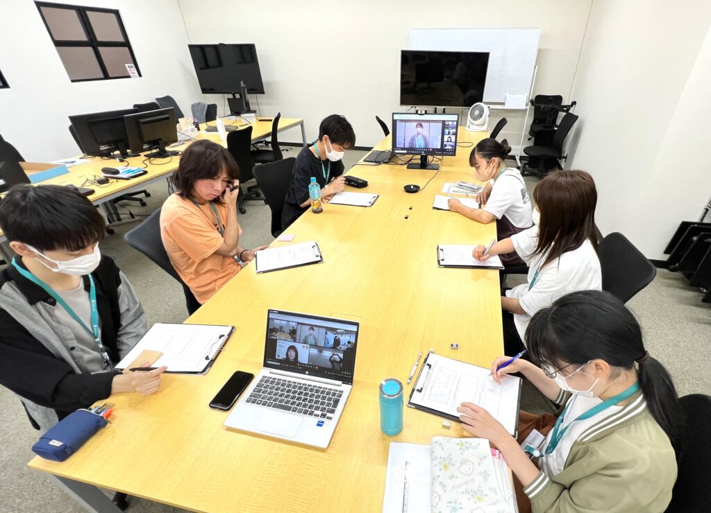 過去に開催した就業体験の様子